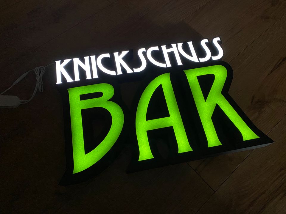 LED Banner / Name / Schriftzug / Logo / Leuchtreklame / 3D Druck in Ransbach-Baumbach