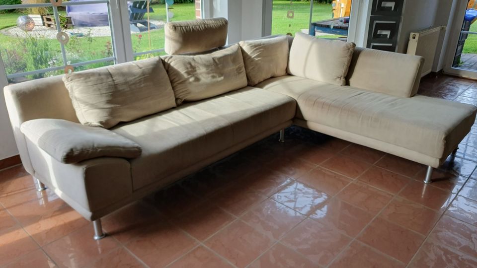 Ecksofa Koinor beige Alcantara in Gütersloh