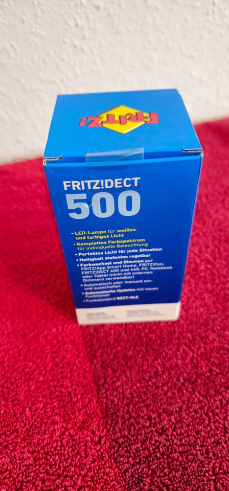 FRITZ!DECT 500 Smarte LED-Lampe – Originalverpackt! in Halstenbek