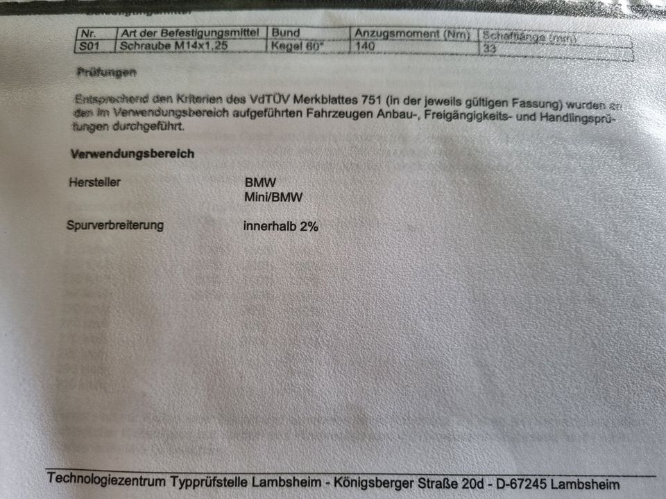 Mini BMW winterreifen winterräder komplett in Neuötting