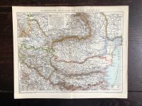 Alte Landkarte um 1895: Rumänien, Bulgarien und Serbien München - Altstadt-Lehel Vorschau