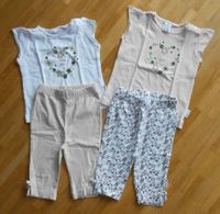 T-Shirt mit Leggins 4tlg in beige/Blumen Gr. 68 Frankfurt am Main - Bockenheim Vorschau