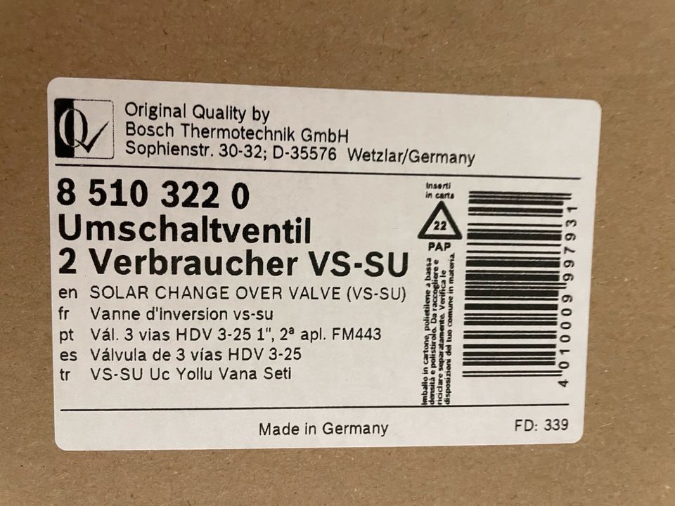 Bosch Condens 9800iW20H mit Kamin und Umschaltventil in Dreieich