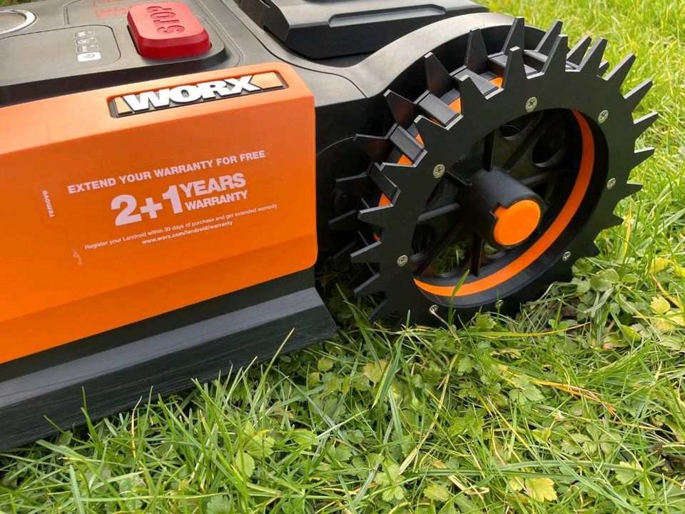 Extrem Worx  Landoid Mähroboter Spikes Tuning Traktionsverbesserrung alle Modelle Worx Husqvarna Robomow Stihl Yardforce Gardena FlyMo McCulloch Honda Bosch Viking Alko in Laichingen