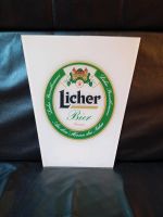 Licher Bier Ihring Melchior Scheibe Laterne Werbeschild alt Hessen - Schlitz Vorschau