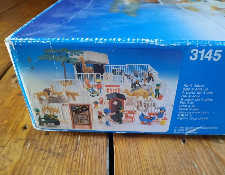 Playmobil Zoo Nr.3145 – von 1991 mit Aufbauplan + original Karton in Rust