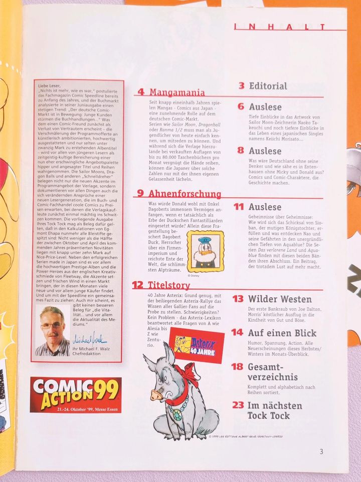 altes Tok Tok Magazin Anime Bericht Sailor Moon Asterix Oberlix in Berlin