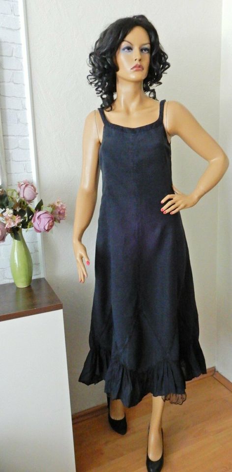 *MAXMARA* Damen Sommer Kleid Gr. 36 Schwarz in Frickingen