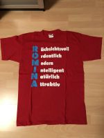 Rotes T-Shirt mit Aufdruck "Romina", Größe L Niedersachsen - Gehrden Vorschau