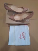 Christian Louboutin Kate 70 Patent Nude Pumps  Gr.38 OVP 675€ Brandenburg - Teltow Vorschau