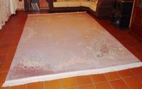 Edler Woll-Teppich ca. 3 m x 4 m Maulbeere Mauve Art Aubusson Nordrhein-Westfalen - Brühl Vorschau