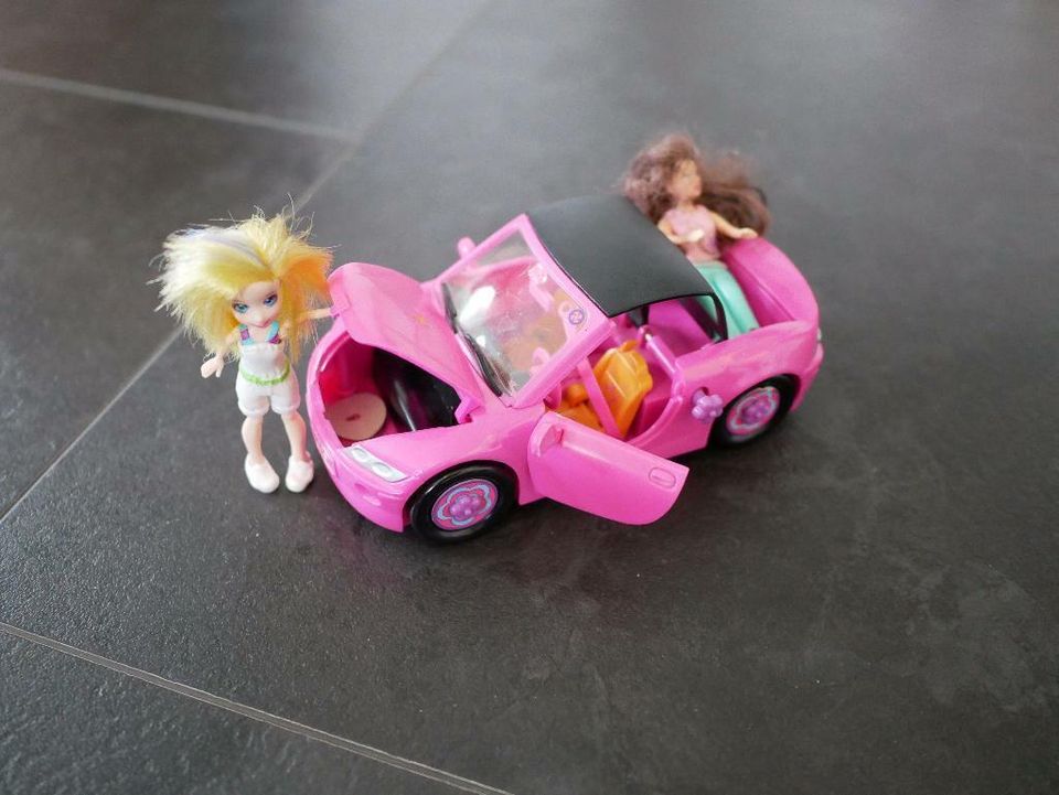 Polly Pocket Auto Cabrio mit Puppen in Wittmund
