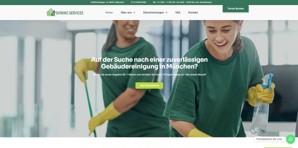 Wir erstellen Ihre maßgeschneiderte Reinigungs-Website! | Inkl. Domain | + E-Mail | SEO in Essen