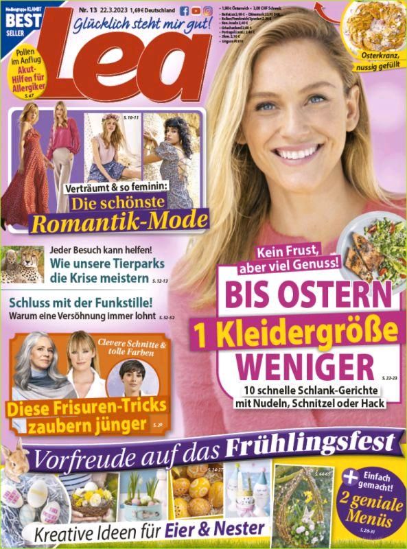 Zeitschriften Lea, Laura, Lisa, Bild der Frau, OK, In Touch usw. in Bad Rappenau