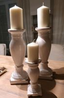 3 große Keramik Kerzenhalter, Leuchter,Shabby Schleswig-Holstein - Itzehoe Vorschau