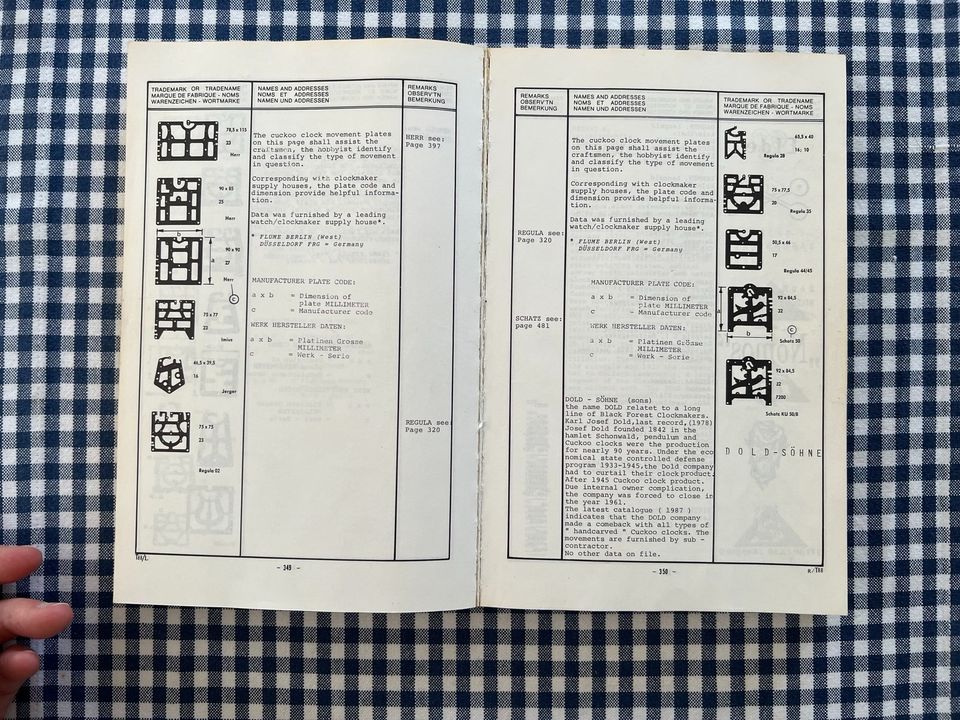 Buch Clock & Watch Trademark Index European Origin Kochmann 2000 in Bremen