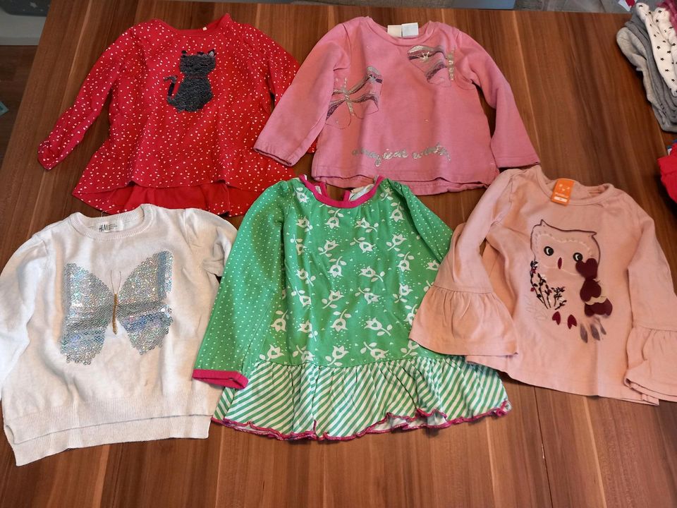 5 Mädchen Langarmshirts Topolino,H&M,DM,Bob der Bär Größe 98 in Kreuzau