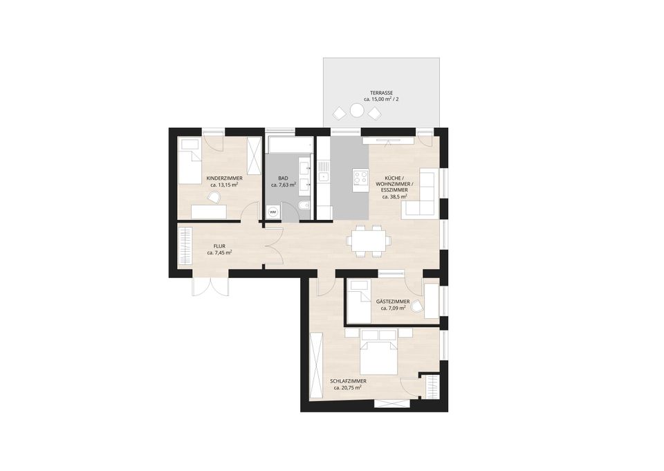 Sanierte 4- Zimmerwohnung schon ab 1.179,00€/ Monat finanzieren! in Klipphausen