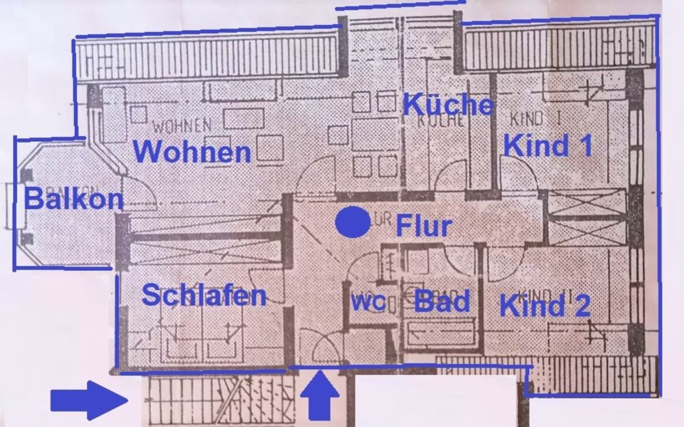 Geräumige Wohnung in guter und zentraler Lage von Nebringen in Gäufelden