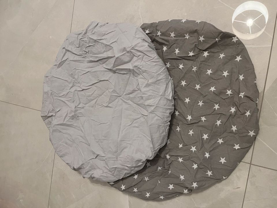Spannbettlaken Tuch für comfortbabybett Kinder grau Set top in Bebra