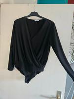 Amisu Body schwarz Bluse M 38 40 Tunika vintage Niedersachsen - Seevetal Vorschau