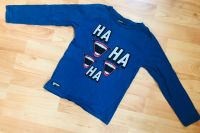 Langarm Longsleeve Long Shirt blau Mund Lachen Yporqué LOL 104 Mitte - Tiergarten Vorschau