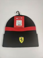 Ferrari Mütze Beanie Schwarz Rot Winter Original Strickmütze Hessen - Fulda Vorschau