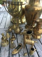 15 Messing-Objekte (Vasen, Figuren, Kerzenhalter, etc.) Hessen - Neu-Isenburg Vorschau