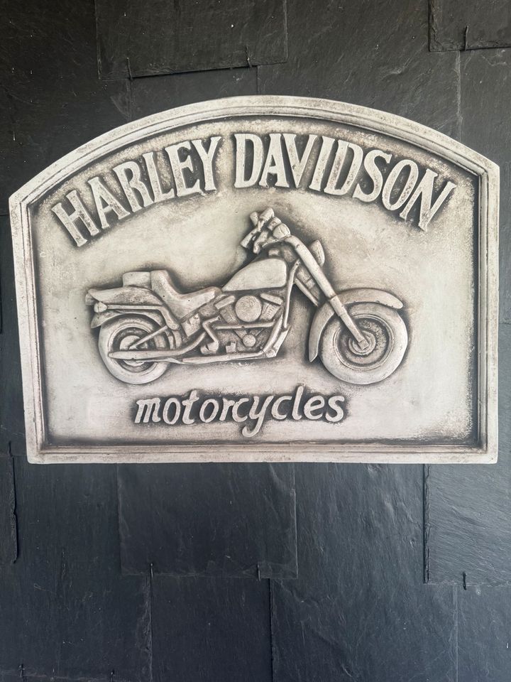 Harley Davidson Stuck gips groß  Bild in Gevelsberg