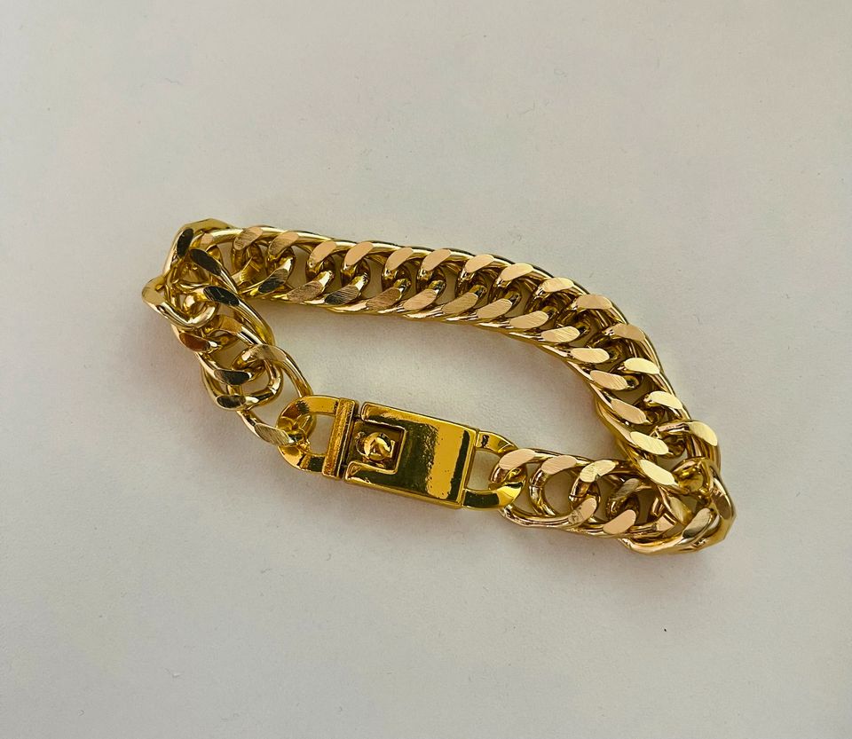 Goldkette Goldschmuck Schmuck Armband vergoldet Jewelry Bracelett in Dresden