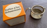 Kaffee & Tee Schwenksieb Messing Nickel poliert DDR OVP Thüringen - Weimar Vorschau