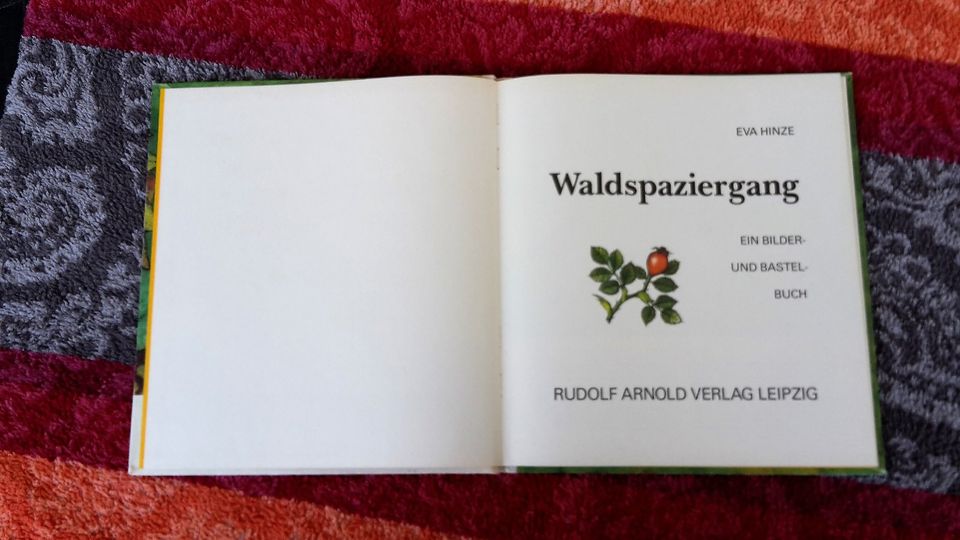 Waldspaziergang Ein Bilder und Bastelbuch für kleine Naturfreunde in Jena