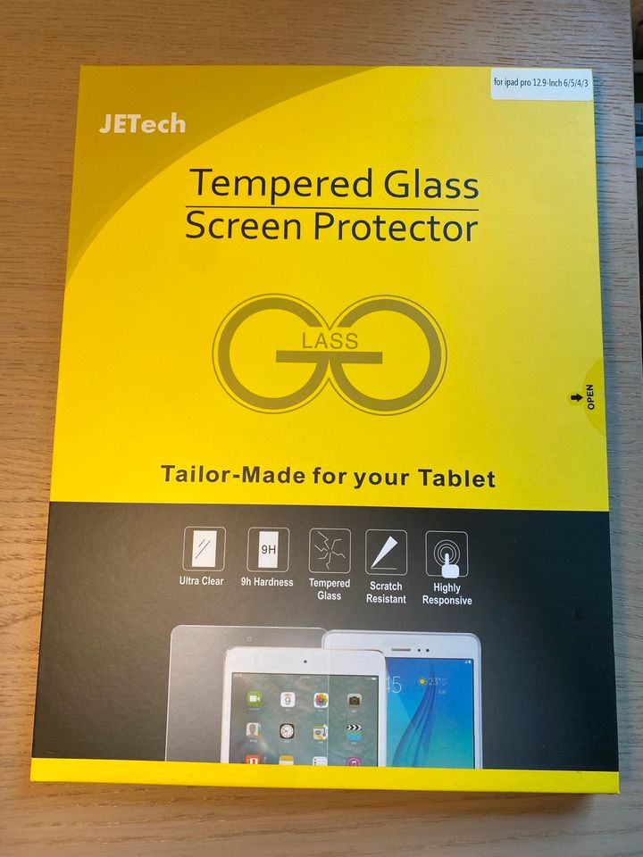Tomtoc ipad 12,9 Tasche +screen Protection glas in Hamburg
