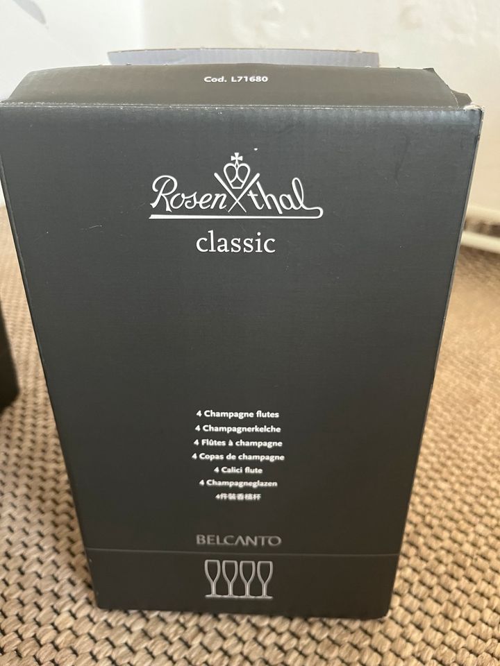 Rosenthal Classic Belcanto Champagner Sektglas 16x in Leipzig