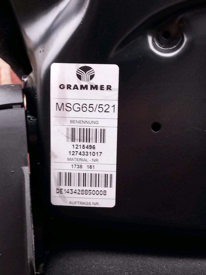 GRAMMER-Sitz  MSG 65/521 in Wienhausen