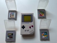 Nintendo Game Boy Handheld-Spielkonsole Grau mit 4 Spielen Nordrhein-Westfalen - Gelsenkirchen Vorschau