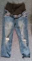 Umstandshose Jeans h&m MAMA Gr. 42 boyfriend ankle high rib Brandenburg - Werder (Havel) Vorschau