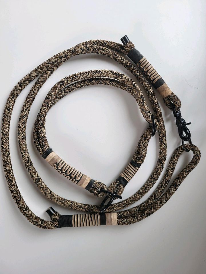 Halsband 43 cm und Leine 150 cm Set Tau in Lörrach