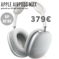 Apple Airpods Max Silber OVP Rechnung 23.06.2023 WIE NEU Nordrhein-Westfalen - Ibbenbüren Vorschau