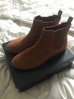 Clarks Rauhleder Boots Gr. 41 Braun Dresden - Cotta Vorschau