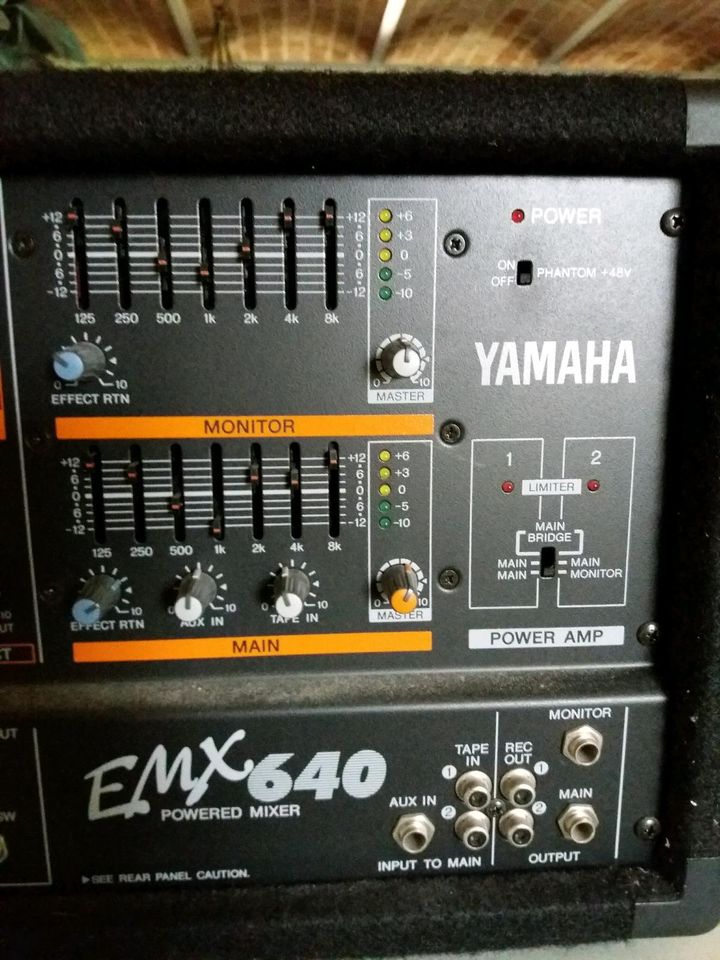 Yamaha Power Mixer EMX 640 in Hamweddel