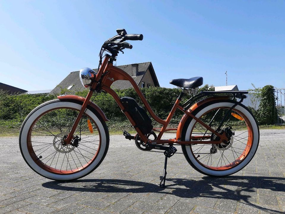 Vacay Retro beach cruiser Pedelec E-bike Michael Blast in Velen