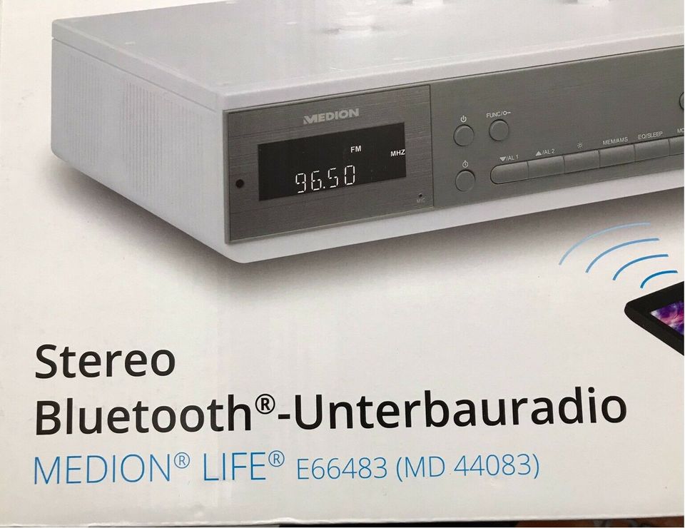 MEDION LIFE E66483 Bluetooth-Unterbau-Radio Küchen-Radio in Sachsen-Anhalt  - Halle | Radio & Receiver gebraucht kaufen | eBay Kleinanzeigen ist jetzt  Kleinanzeigen