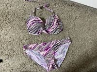 Magnum Bikini Set weiß lila Muster 75D 40 D L 80D  lila weiß Hessen - Stadtallendorf Vorschau