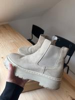 Steve Madden Boots Stiefel Leder Beige Suede Veerly Duisburg - Duisburg-Mitte Vorschau