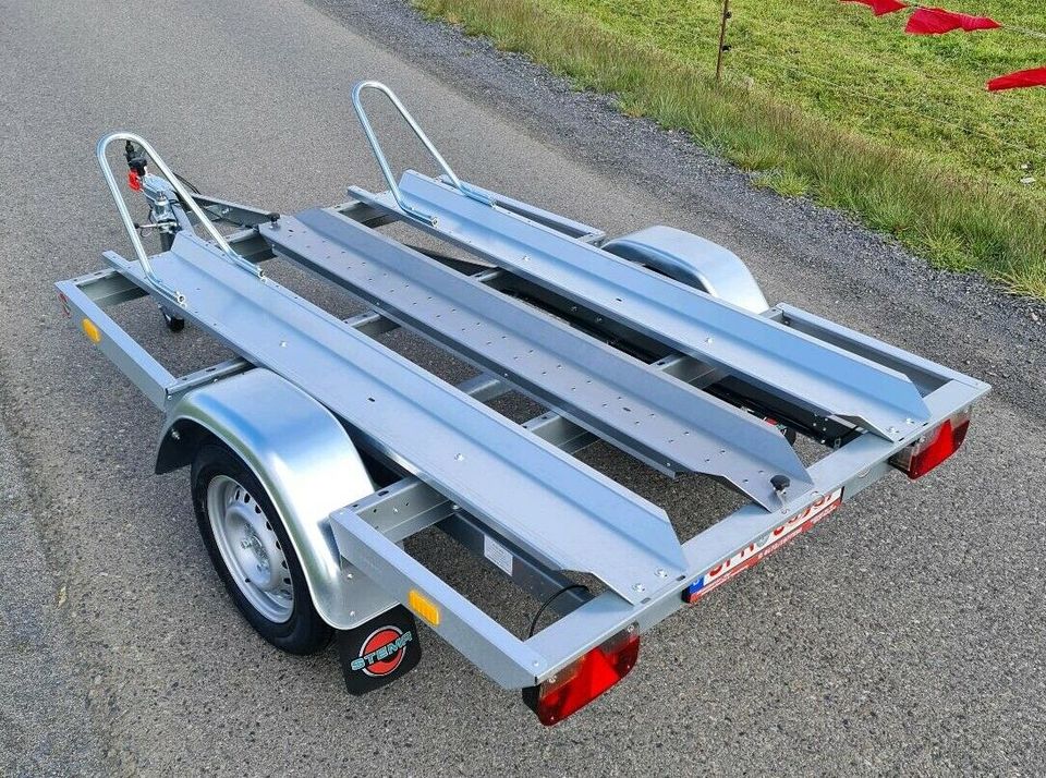 STEMA MT 750 BS2 - 750 kg - Motorradtransporter ⭐ Trailer NEU