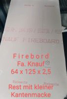 Firebord Knauf 64x125x2,5 mm Feuerfeste Gipskartonplatte Rheinland-Pfalz - Gönnheim Vorschau