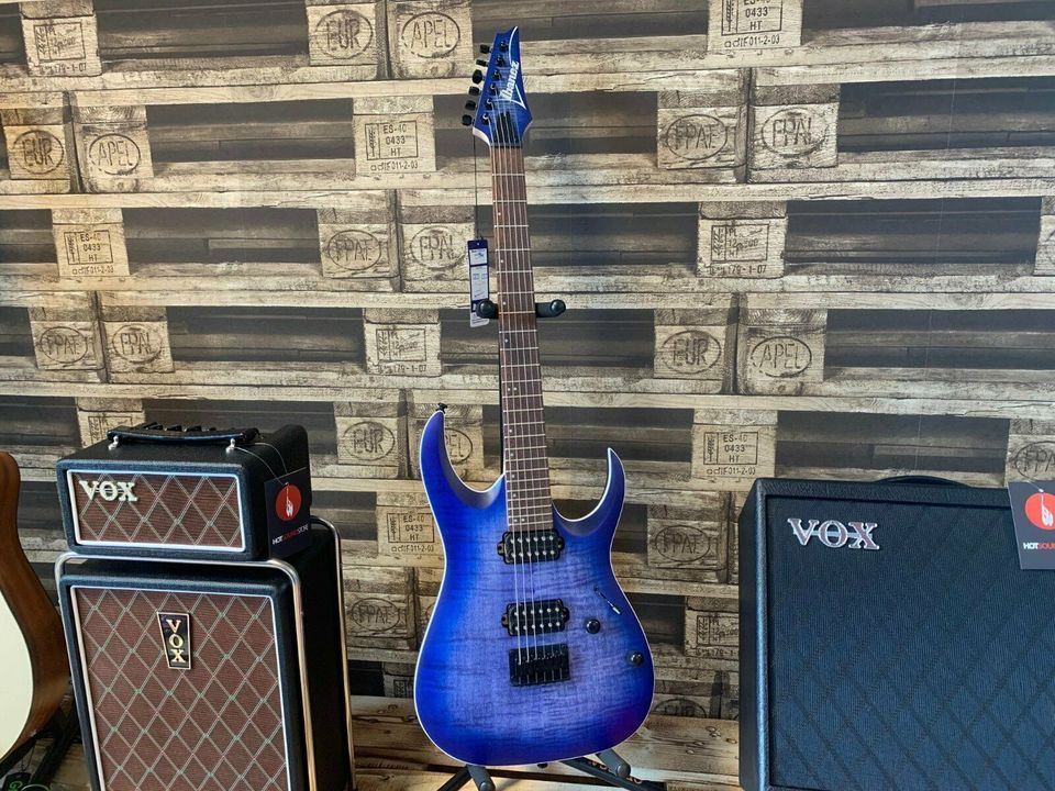 Ibanez E- Gitarre RGA42FM-BLF | Blue Lagoon Burst Flat | NEUWARE in Cloppenburg