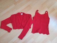 2 Teiler Top & Jacke rot Heine Strickwaren Hessen - Idstein Vorschau
