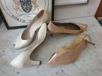 je 13 E, weiße Pumps Peter Kaiser  38; & Silber/Gold von white 39 Mitte - Tiergarten Vorschau